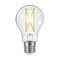 Satco 8w LED Bulb A19 Clear Finish 3500K 90 CRI 120 Volt - 60w-equiv